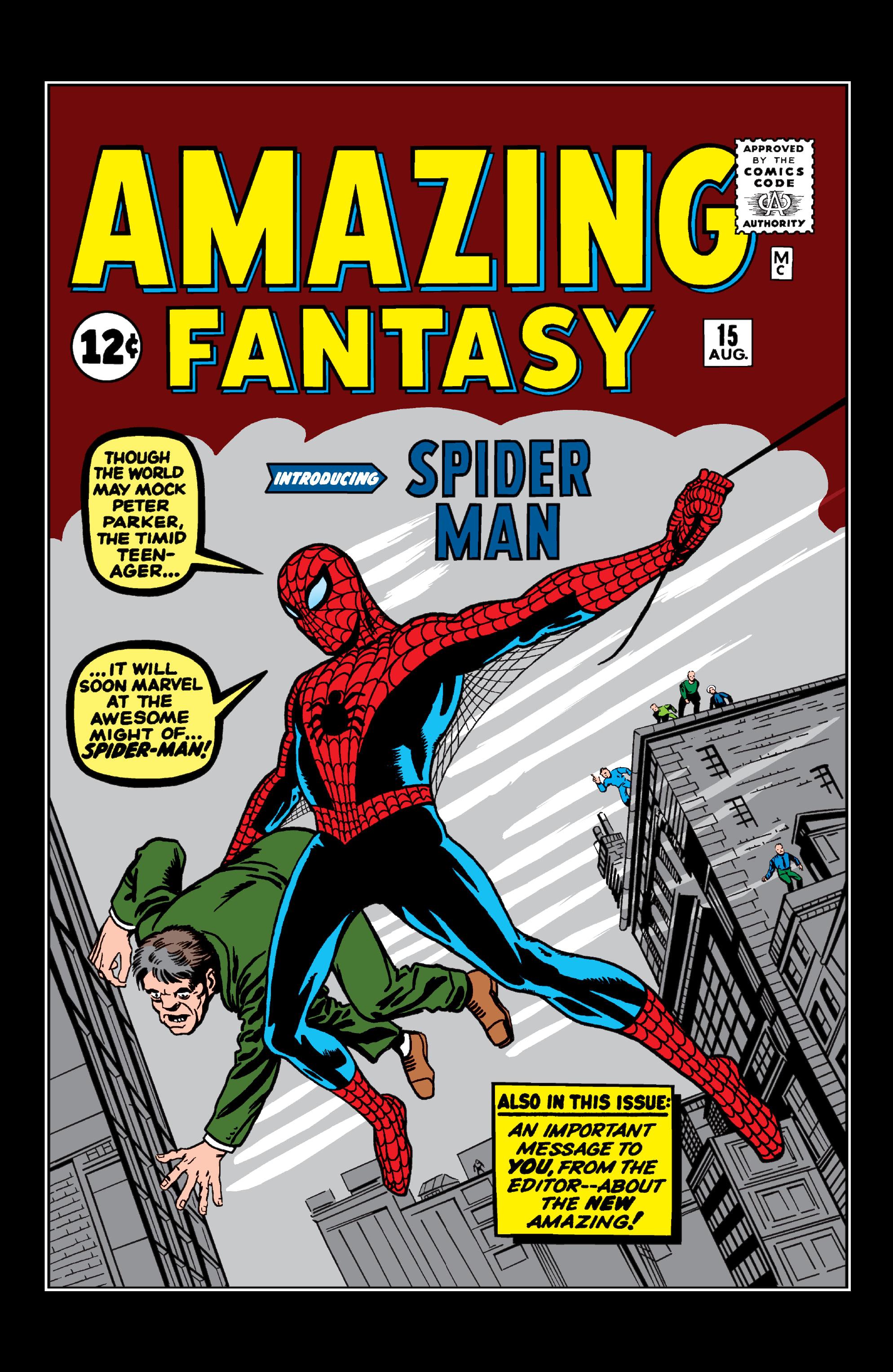 Amazing Fantasy #15 cover image